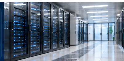 Centro de datos moderno y realista